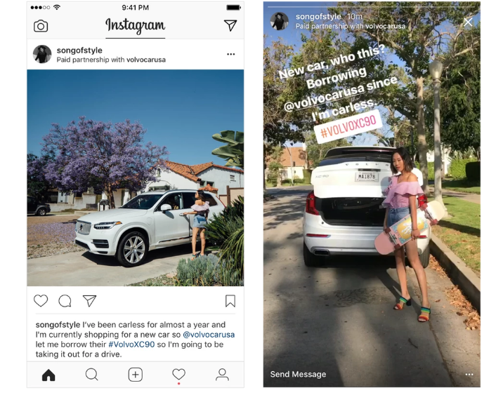 Már tesztelik az Instagram "Paid Partnership Tool With" eszközét a szponzorált posztokhoz