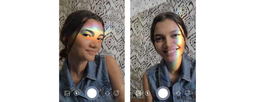 Instagram Stories face filter