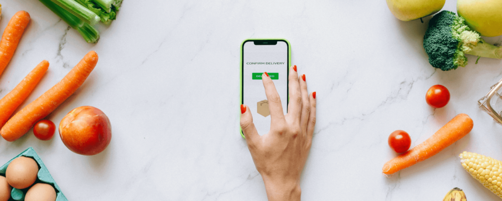 Élelmiszer rendelés - kiszállítás megerősítése