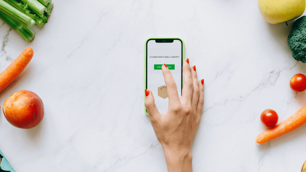 Élelmiszer rendelés - kiszállítás megerősítése